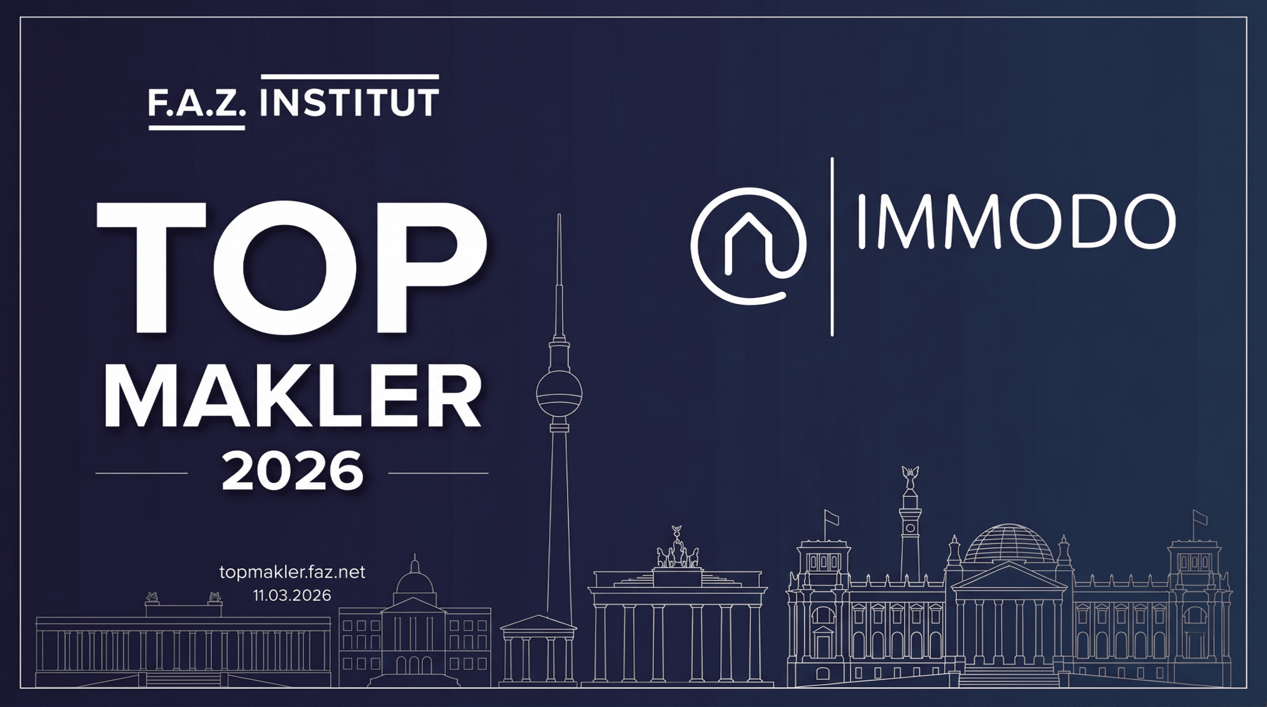 immodo berlin ist der top immobilienmakler laut F.A.Z institut